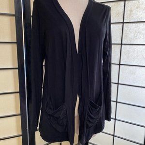 Cabela’s Black Open Cardigan